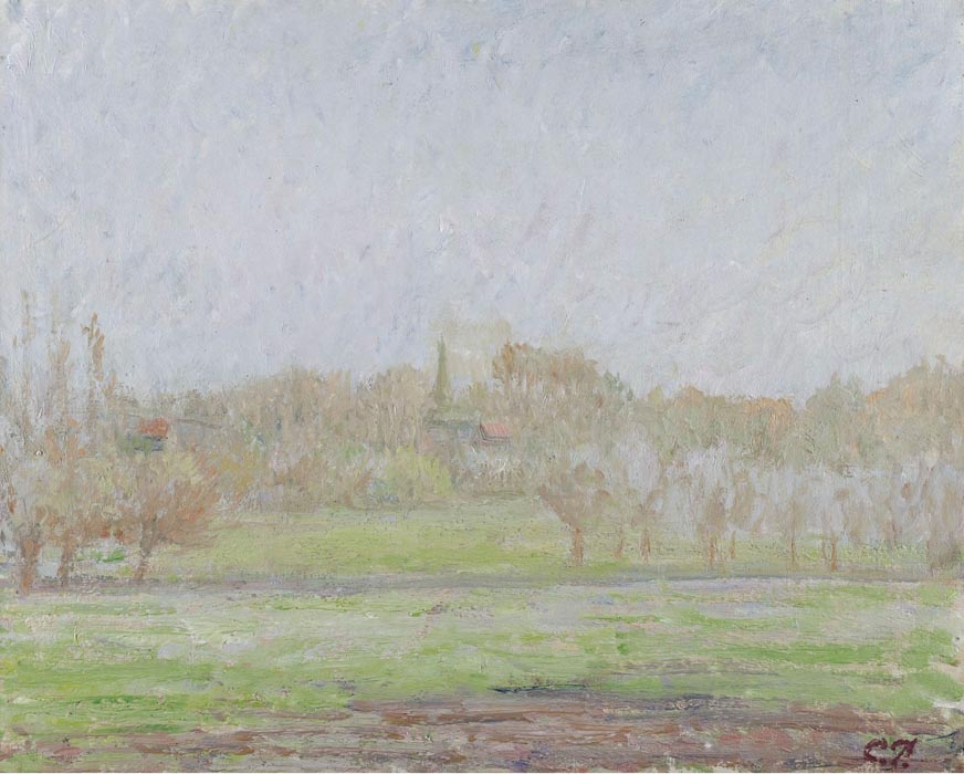 View of Bazincourt, the Mist, 1894