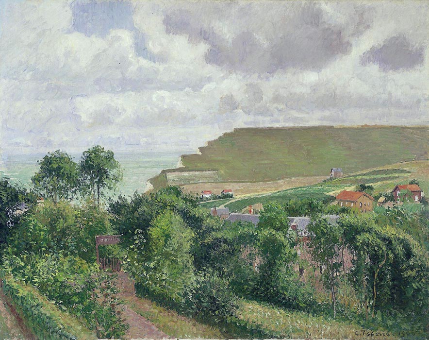 View of Berneval, 1900