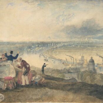View of London from Greenwich, 1825