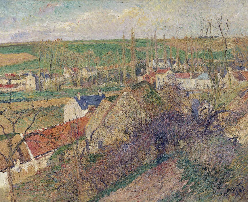 View of Osny near Pontoise, 1883 (version 2)