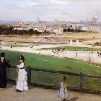 View of Paris from the Trocadero Heights - 1872