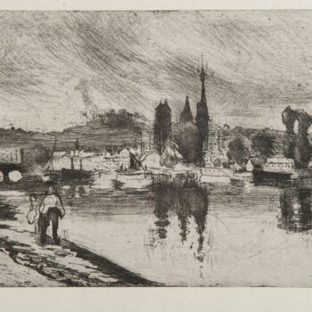 View of Rouen, Cours-la-Reine, 1884
