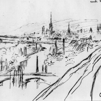 View of Rouen (sketch)
