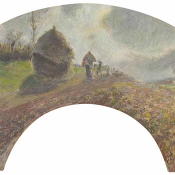 View on the Fields (Ploughing and Sowing), 1879