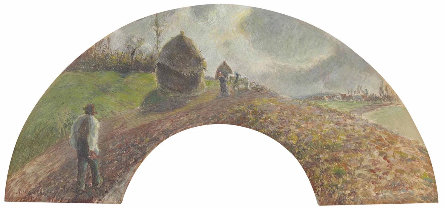 View on the Fields (Ploughing and Sowing), 1879