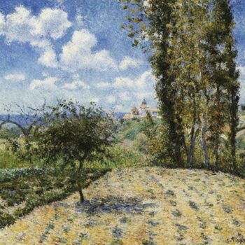 View toward the Pontoise Prison, 1881