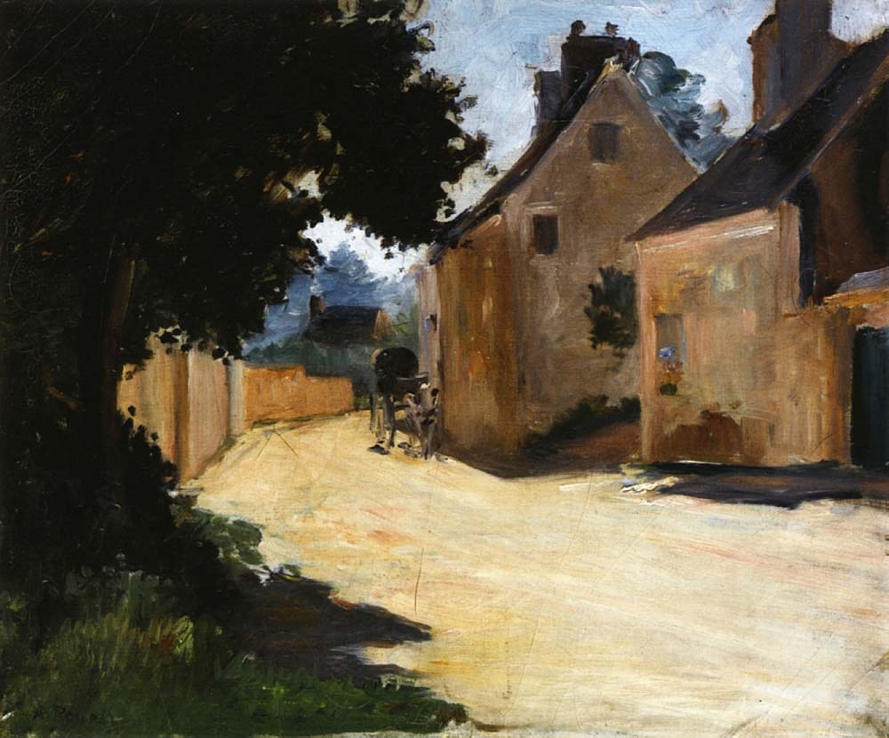 Village Street, Louveciennes, 1871-72
