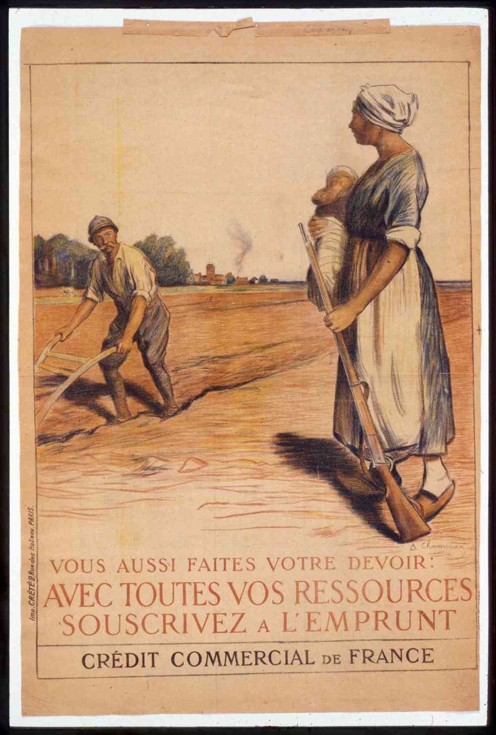Vintage - Farming crops