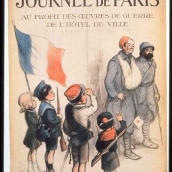 Vintage - Saluting soldiers