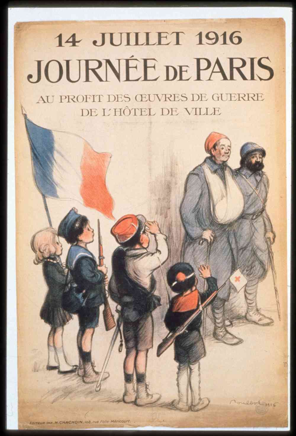 Vintage - Saluting soldiers