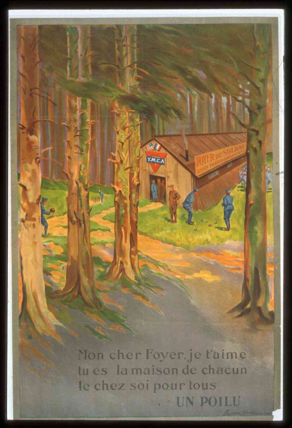 Vintage - Soldiers in the woods