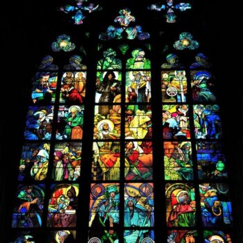 Vitrail Mucha Cathedrale Saint Guy Prague