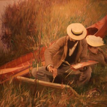 WLA brooklynmuseum John Singer Sargent An Out-of-Doors Study