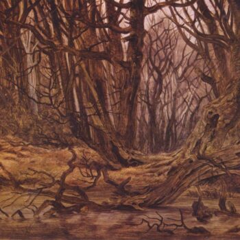 Wald im Spatherbst (Waldwasser, Herbstwald) (1835)