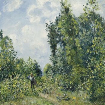 Wanderer Going by the Wood, 1887