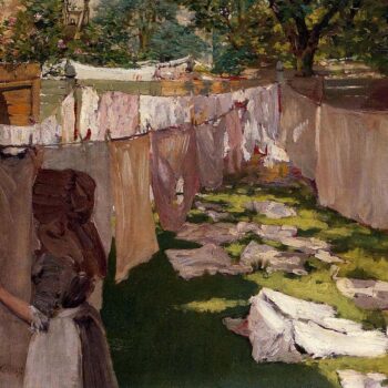 Wash Day - A Back Yard Reminiscence of Brooklyn, 1886