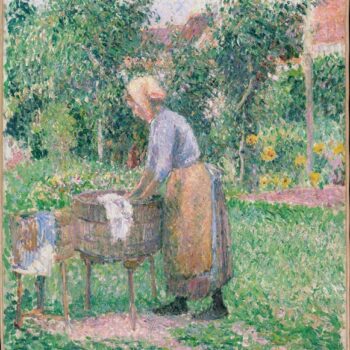 Washerwoman at Eragny, 1893