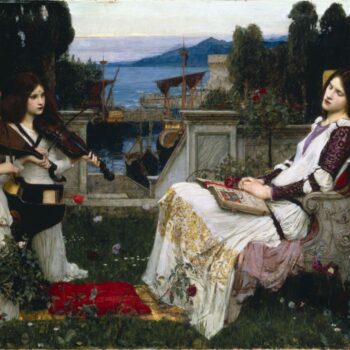 Waterhouse, John William - Saint Cecilia - 1895