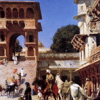 Edwin Lord Weeks - Departure For The Hunt