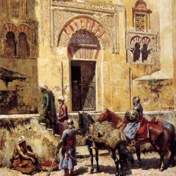 Edwin Lord Weeks - Entering The Mosque 1885