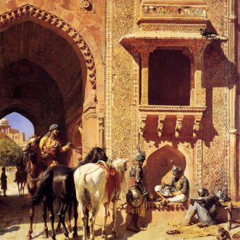 Edwin Lord Weeks - Gate Of The Fortress At Agra India