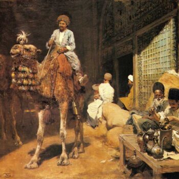 Edwin Lord Weeks - Lord A Marketplace In Ispahan