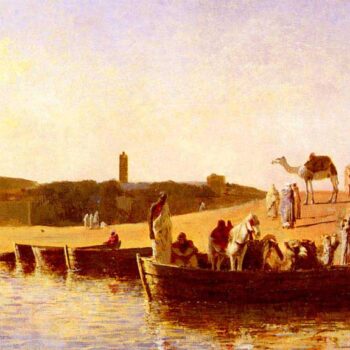 Edwin Lord Weeks - Lord At The River Crossing