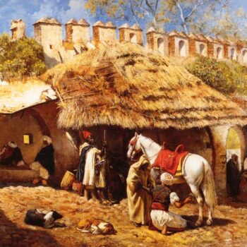 Edwin Lord Weeks - Lord Blacksmith Shop at Tangiers