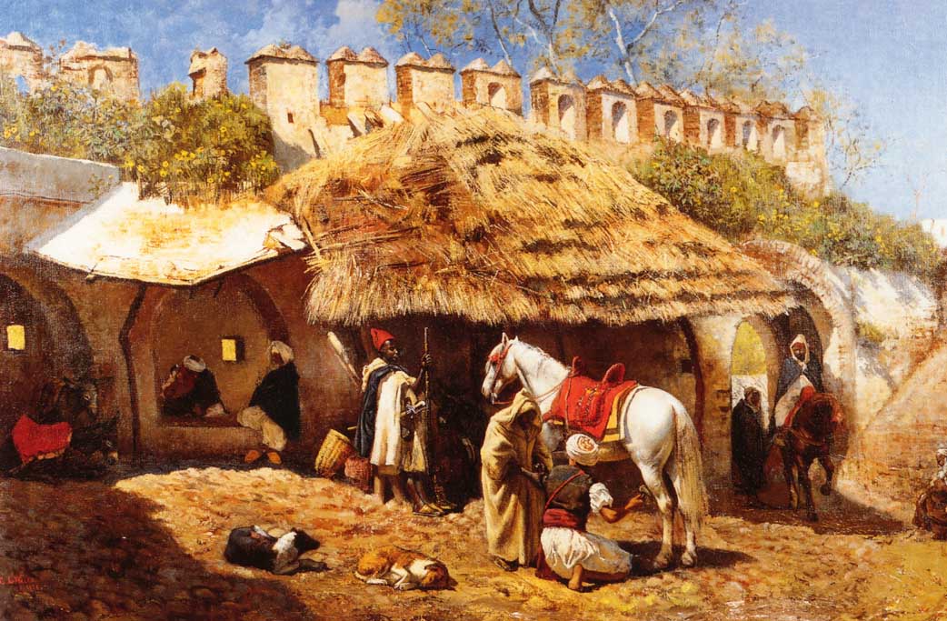 Edwin Lord Weeks - Lord Blacksmith Shop at Tangiers