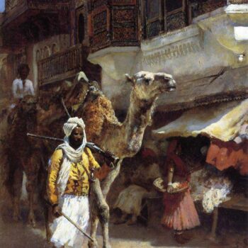 Edwin Lord Weeks - Lord Man Leading a Camel