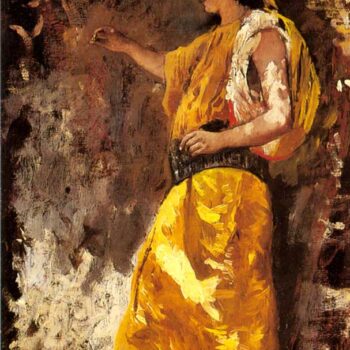 Edwin Lord Weeks - Lord Standing Arab Woman