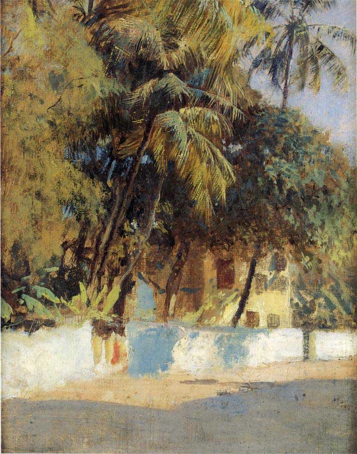 Edwin Lord Weeks - Lord Street Scene Bombay