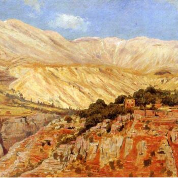 Edwin Lord Weeks - Lord Village in Atlas Mountains Morocco