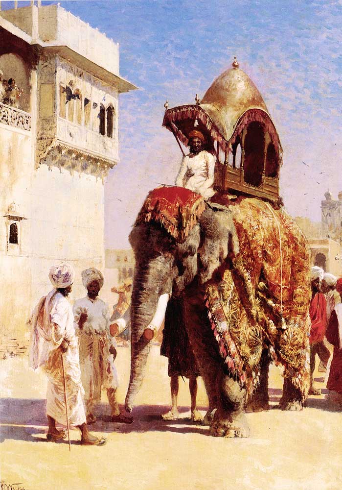 Edwin Lord Weeks - Moguls Elephant
