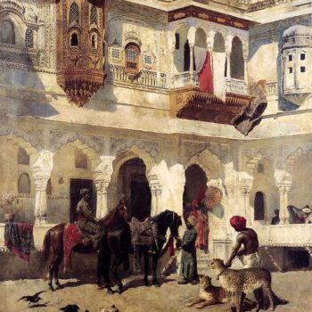 Edwin Lord Weeks - Rajah Starting On A Hat