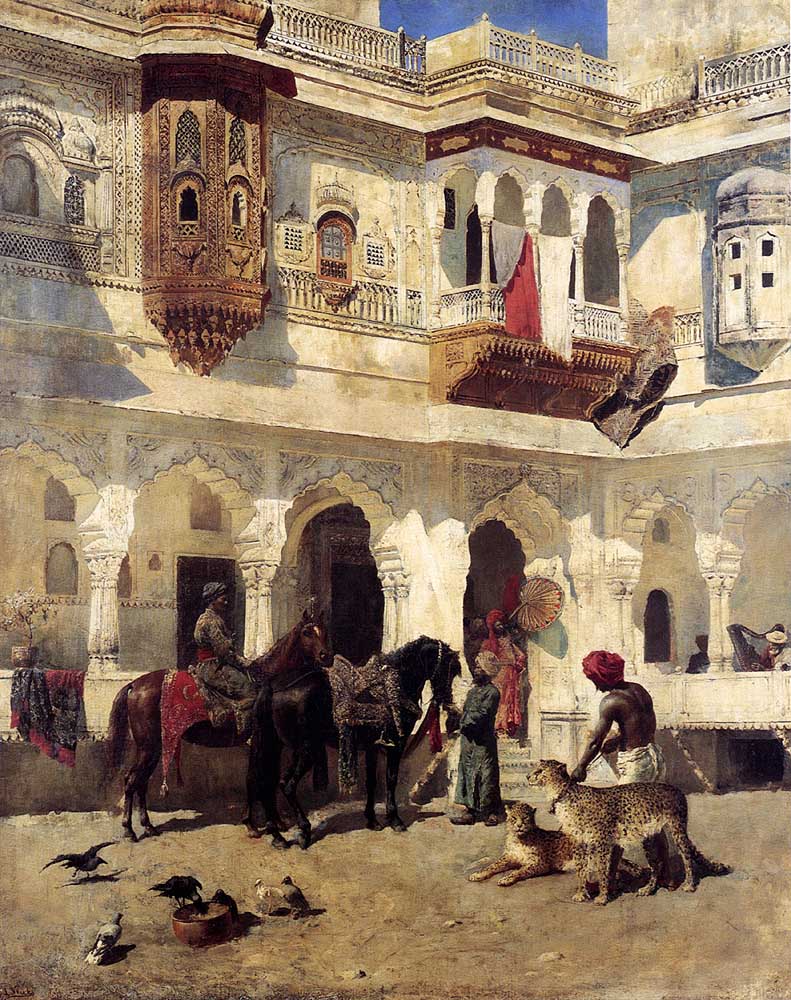 Edwin Lord Weeks - Rajah Starting On A Hat