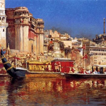 Edwin Lord Weeks - The Barge Of The Maharaja Of Benares