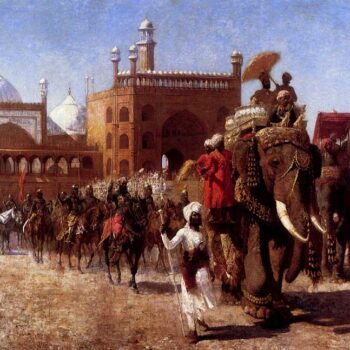 Edwin Lord Weeks - The Return Of The Imperial Court From The Great Mosque At Delhi