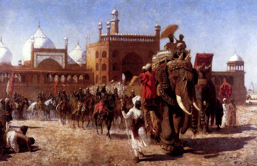 Edwin Lord Weeks - The Return Of The Imperial Court From The Great Mosque At Delhi