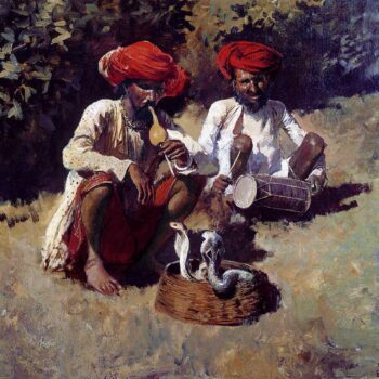 Edwin Lord Weeks - The Snake Charmers Bombay