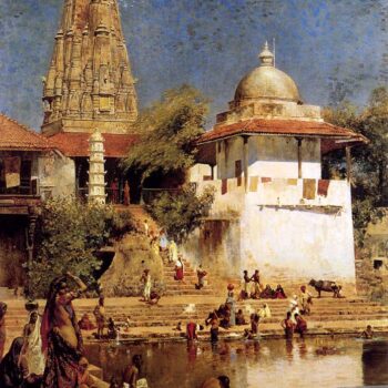 Edwin Lord Weeks - The Temple And Tank Of Walkeshwar At Bombay