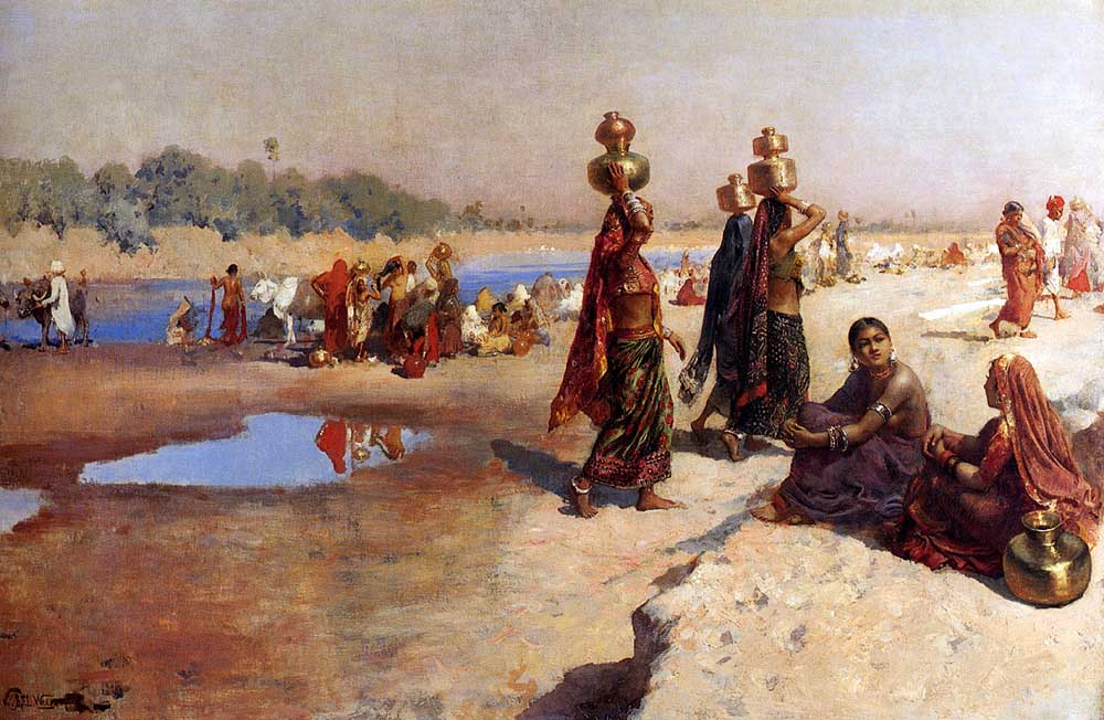 Edwin Lord Weeks - Water Carriers Of The Ganges