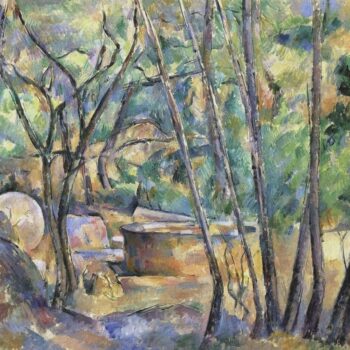 Well, Millstone and Cisterne under the Trees, 1892
