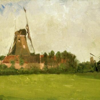 Windmill in the Dutch Countryside, 1881