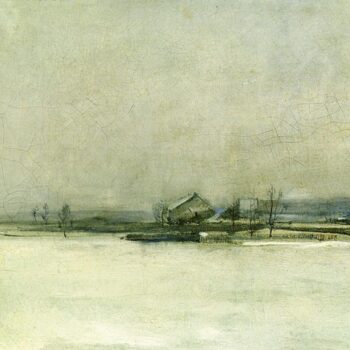 Winter Landscape with Barn, 1885