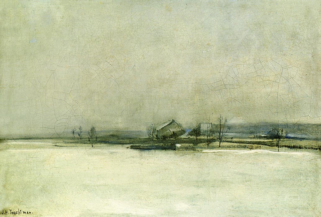 Winter Landscape with Barn, 1885