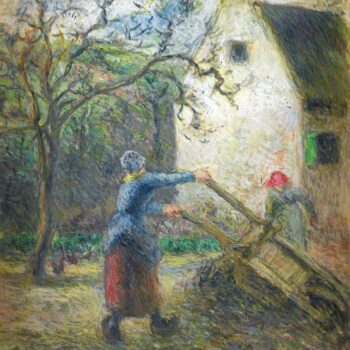 Woman Empting the Hand-Cart, 1880