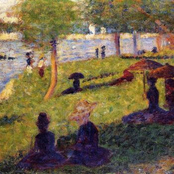 Woman Fishing and Seated Figures, 1884