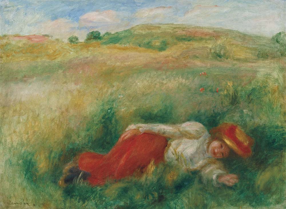 Woman Laying on the Grass, 1899