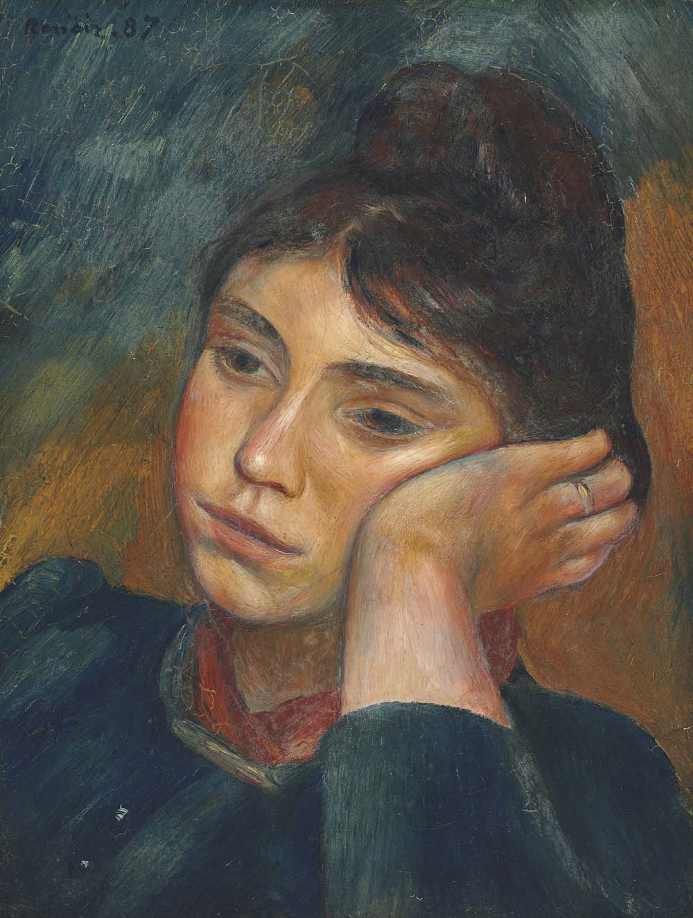 Woman Leaning on Her Hand, 1887